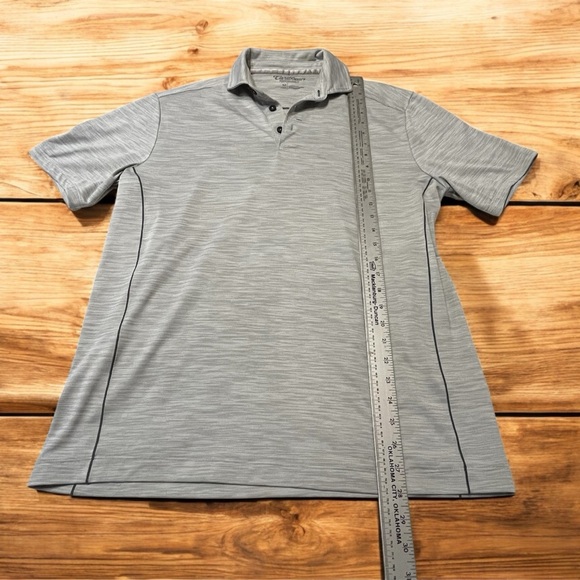 Caribbean Performance Men’s  Size M Gray Polo Golf Athlesure Classic Resort - Picture 8 of 8